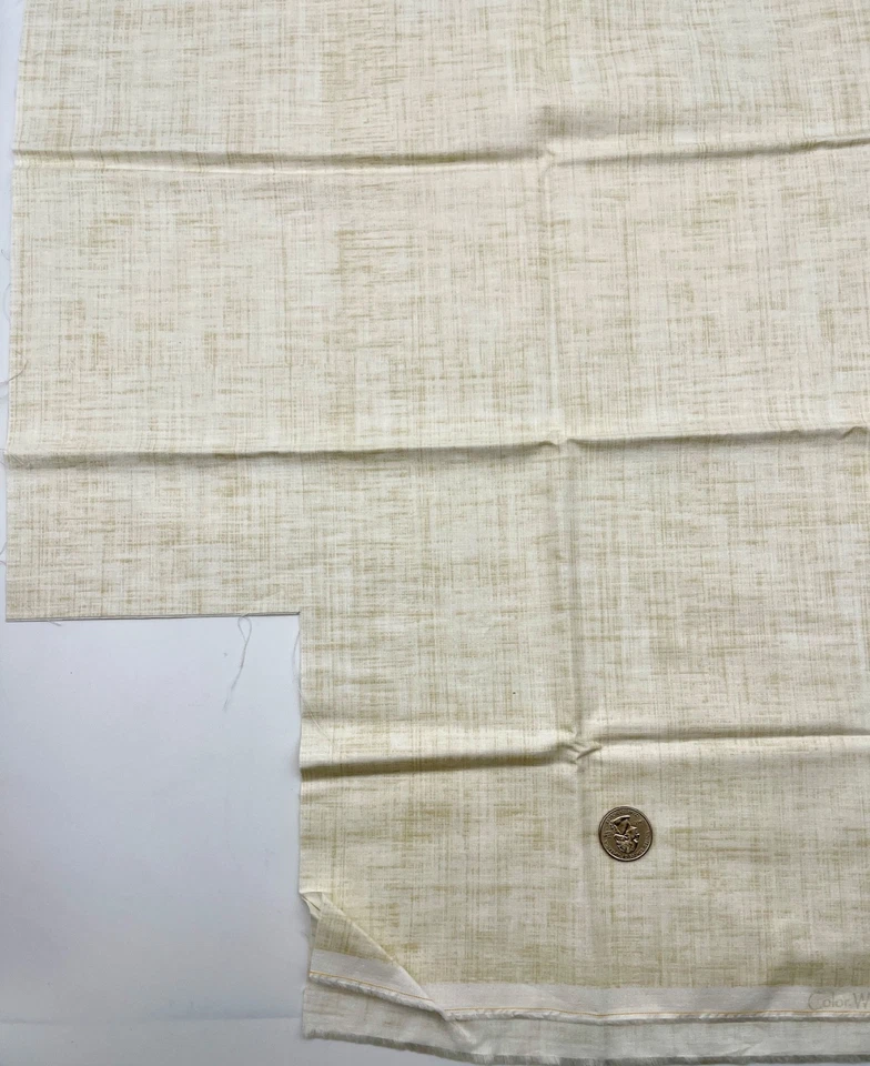 COLOR WEAVE by P&B Textiles - 4 Color Linen Texture Print Bundle 2.25 yds Total - Image 3 of 4