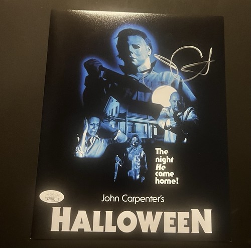 John Carpenter foto firmata 8x10 Jsa regista leggenda Halloween - Foto 1 di 1