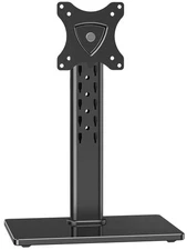 Single Monitor Stand Fits Max 32 inch Computer Screen, Free-Standing Desk Sta...