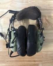 DAVID CLARK AVIATION H10-76 AVIATION HEADSET MILITARY SPEC One Ear Piece Worn