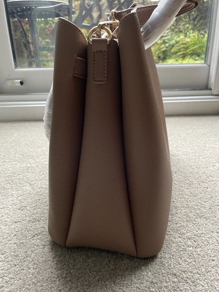 Brand New With Tags New Look Beige Tote Bag With Shoulder Strap - Image 3 of 4