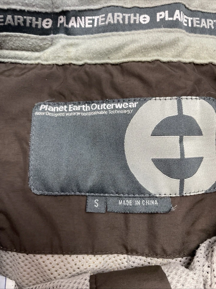 Planet Earth Pantalones de Snowboard para Hombres S Marrón Gris Impermeable Esquí Invierno Ventilado Foto 3 de 4