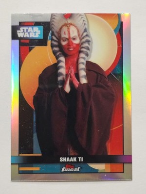 2025 Topps Finest Star Wars Shaak Ti Refractor Base