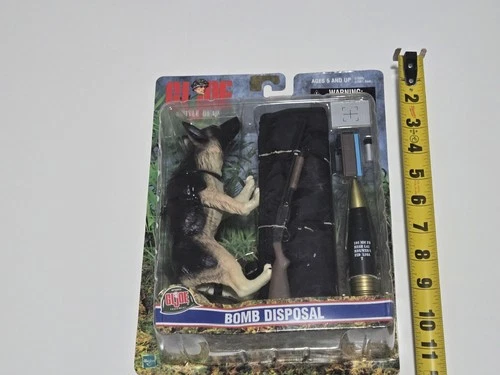Vtg G.I. Joe Bomb Disposal Dog Battle Gear Dog Set 2000 Mattel No.57636 NEW