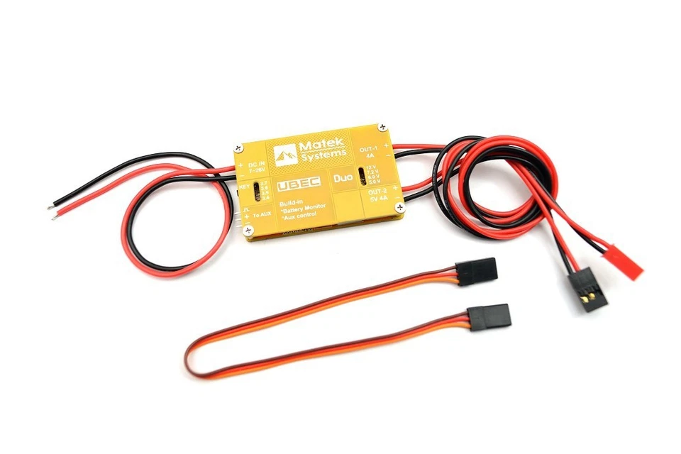 U4A2P UBEC DUO 4A/5V & 4A/5-12V With Remote Switch For Drone - Image 4 of 4