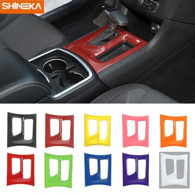 For Dodge Charger 2015+ Console Gear Shift Frame Panel Trim Cover Overlay Bezel