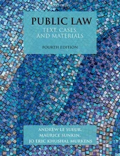 Public Law: Text, Cases, and Materials - Le Sueur, Andrew