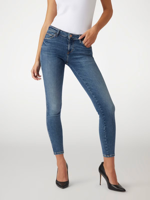 Guess ECO Damen Jeans CURVE X  Skinny mid  W2YAJ2 NEU Gr. W 30/L30