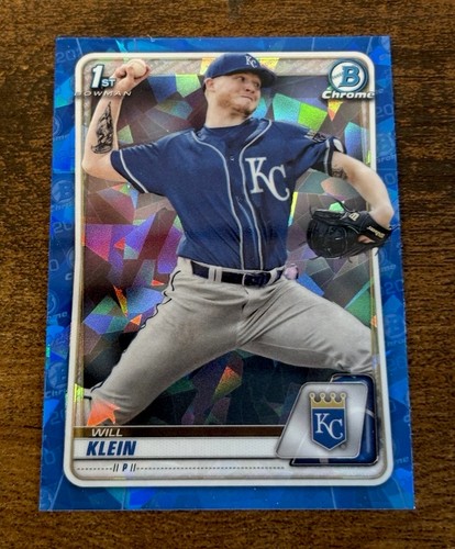 Will Klein 1st Chrome Rookie RC 2020 Bowman Draft Sapphire Card #BD-157 Dodgers