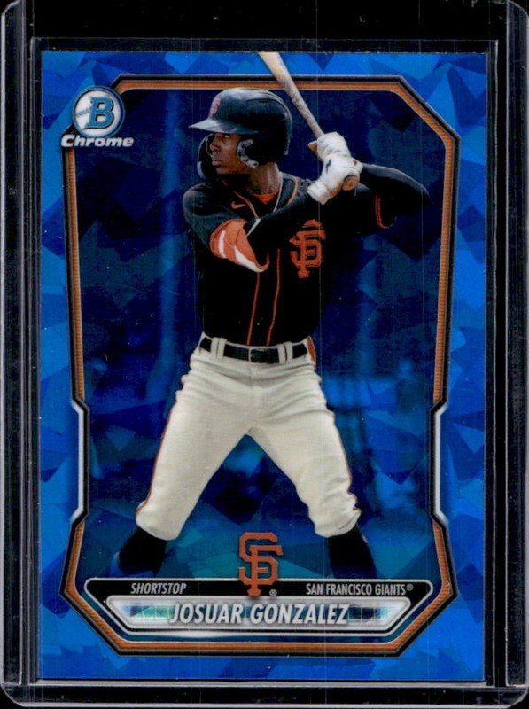 2026 Bowman Sapphire Josuar Gonzalez Chrome Prospects #BCP-56 Giants