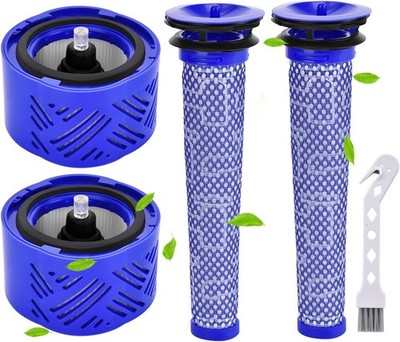 Filter for V6 Absolute Motorhead Cordless Stick Vacuum 2 Post Filters 2 Pre