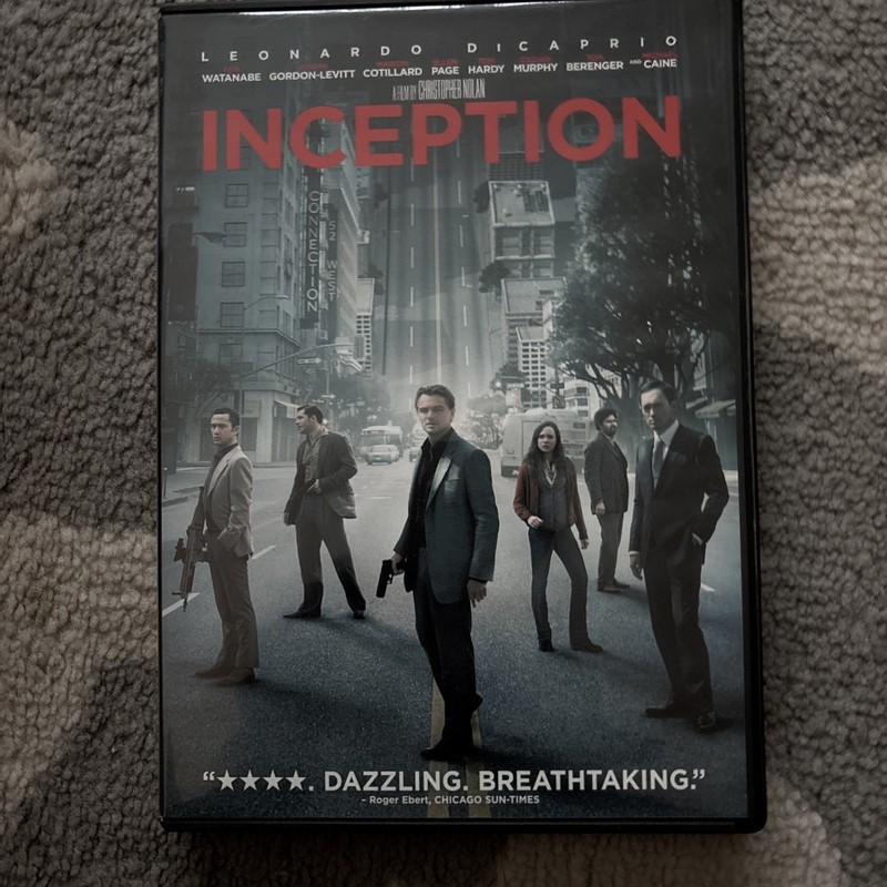 Inception (DVD, 2010, Widescreen) Very Good 