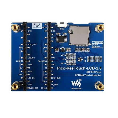 5V 2.8" Touch Display Module SPI Communication Interface For Raspberry Pi Pico A - Afbeelding 4 van 10