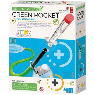 Green Science: Green Rocket - Rocket Launcher Educational Science STEAM Building