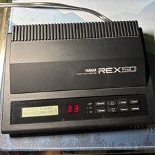 Vintage Yamaha REX50 Digital Multi Effector Black 120V 15W Digital Display 