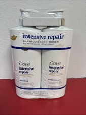 Dove Intensive Repair Damage Therapy Shampoo & Conditioner Set, 33.8 fl oz New 0.68 per gallon