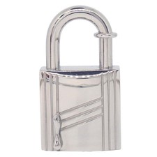 Hermes Annee Arbre 1998 Cadena Padlock Silver Small Good 188391