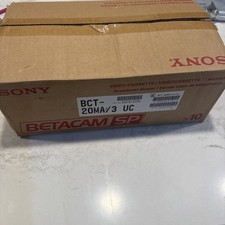 Case of Sony Betacam SP 30 BCT-30Ma Blank Videocassette 10 tapes 