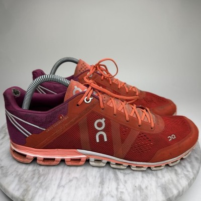 On Cloud‎ Men\'s Cloudflow Running Shoes Men\'s Purple Orange Road Running Men main image 3