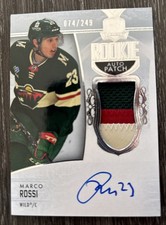 2022-23 Upper Deck The Cup Rookie Auto Patch Marco Rossi 074/249