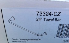 Delta 73324-CZ Kayra 24" Wall Mounted Towel Bar - Champagne Bronze