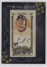 2025 Topps Allen & Ginter Framed Mini Black Frame 3/25 Carlos Narvaez Auto 13c1