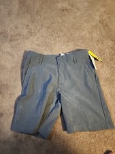 All In Motion Boys Golf Shorts Size 8 New Gray