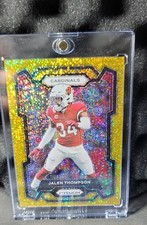 2023 Panini Prizm - Jalen Thompson #8 Gold Sparkle Prizm /24