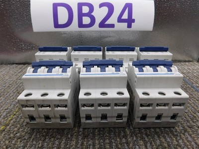 NEW 7-PACK YuCo YC-50-3D 3P 50A Din Rail Circuit Breaker D-Curve 480V (See DESC)
