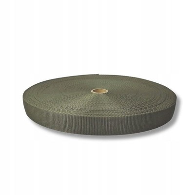 Polypropylene Webbing 30mm 50m Khaki, Strong, for Bags, Furniture, Outdoor, DIY