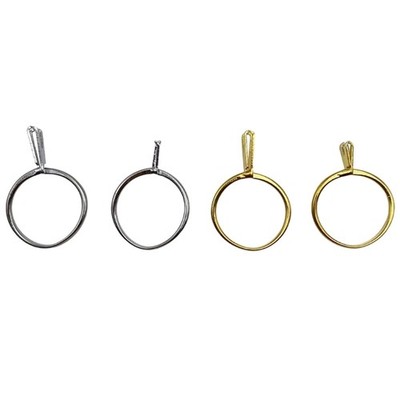 4Pcs Jewelry Ring Settings for Loose Stone Adjustable Ring Mounts Jewelry Supply