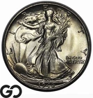 1946-S Walking Liberty Half Dollar, Frosty Near Gem BU++