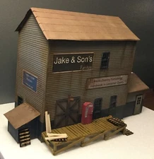 N Scale Jake and Sons Structure Kit Laser Cut