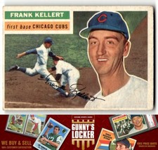 1956 Topps Frank Kellert 291 Chicago Cubs