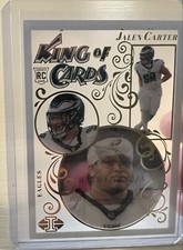 2023 Panini Illusions Jalen Carter KING OF CARDS RC No. 18
