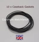 10 Caseback gaskets for Seiko 6309-7040 7S26-0020 SKX007 Replaces OC3060B0A