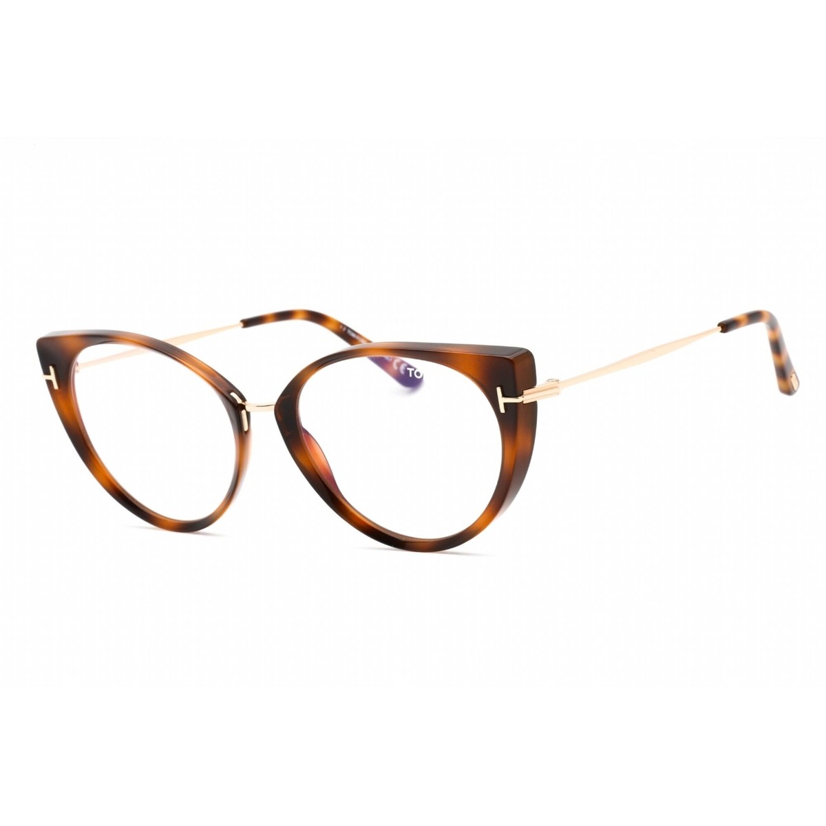 Tom Ford Women Eyeglasses Blonde Havana Gold Cat Eye FT5815-B 053 NEW AUTHENTIC Tom Ford Eyeglasses FT 5893 -B 005 Vintage Black Havana  main image 4