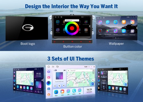 CAM+DVR+Android 14 Auto Car Play Stereo GPS Sat Nav DSP For VW GOLF Polo MK6 MK5 - Picture 15 of 23
