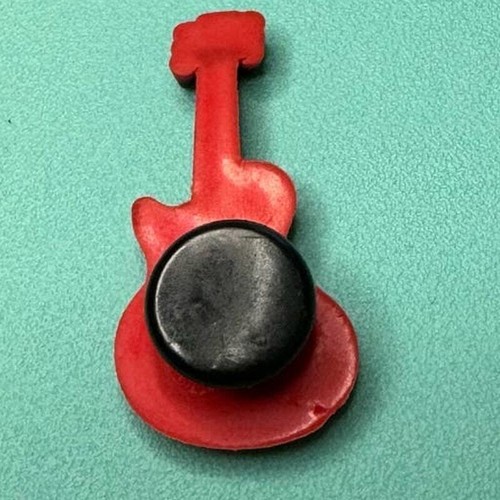 Red Guitar Crocs Shoe Charm - Picture 2 of 2
