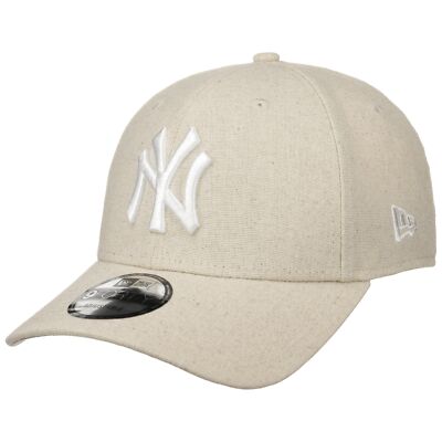 NEW ERA 9Forty Linen NY Yankees Cap Basecap Baseballcap Curved Brim York