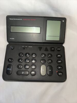Texas Instruments TI-5038 Paper Free Printer Calculator Tested | eBay