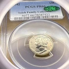 PCGS Proof 66 1942 Mercury Dime Teich Family Pedigree