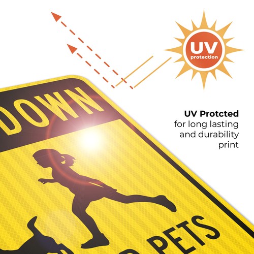 Slow Down Kids And Pets At Play Sign, Traffic Sign, - 第 53/71 張圖片