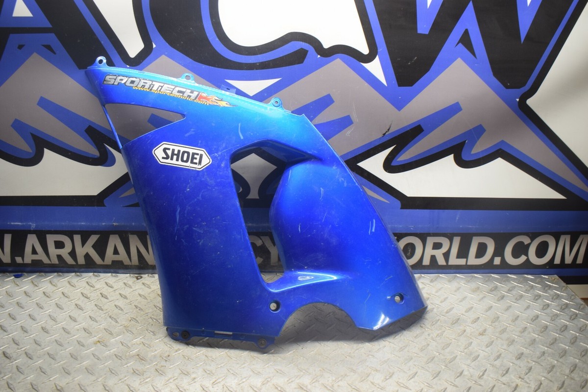 n 519 PLASTIC SIDE FAIRING ROUGH 05 KAWASAKI NINJA ZX 636 ZX6R ZX6