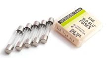 SET OF 5 EACH 313 3/4A 250V LF LITTELFUSE 313-3/4A FUSE SLOW BLOW