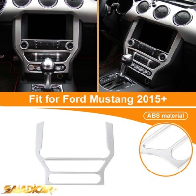 Central Console Navigation Screen Frame Pane Trim GPS Cover for Ford Mustang 15+