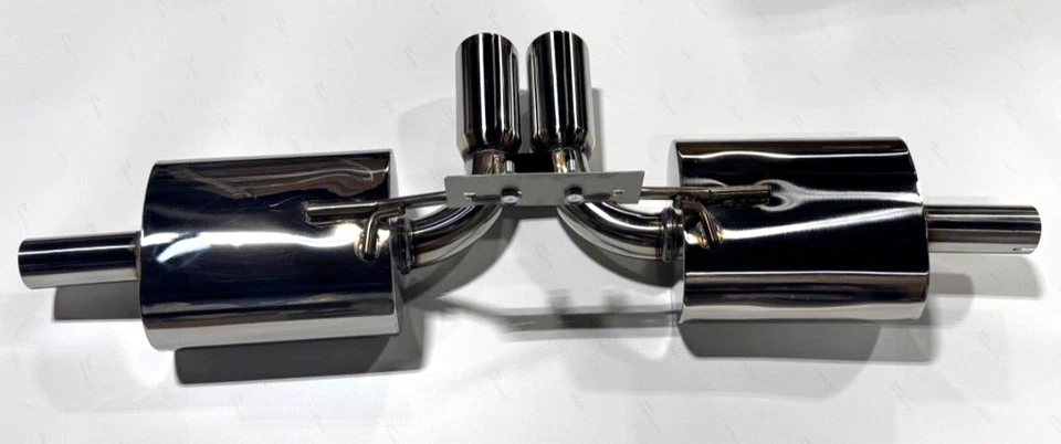 Sistema de exaustão Catback de aço inoxidável para 97-04 Porsche Boxster & Cayman 987 Base & S - Imagem 4 de 4