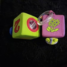 Set 2 Cubs Sensory Baby Toys Cot  Sounds