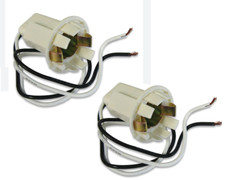 2 60-68 Chevygmc Car Truck Park Light Tail Light Socket Wpigtails Pair