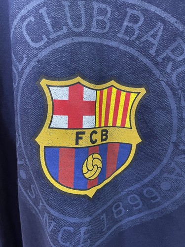 FC Barcelona Official FCB Merchandise T-Shirt Small Blue NWT - Picture 2 of 11